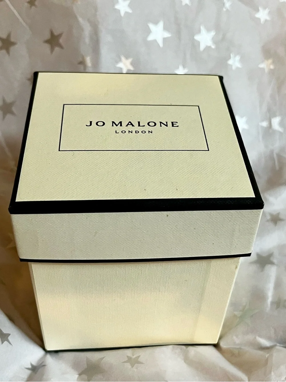 Jo Malone White Candle with Rose Gold Lid and Black Bow
